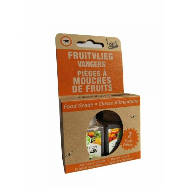 Super Ninja Fruitvlieg Vanger 2 stuks