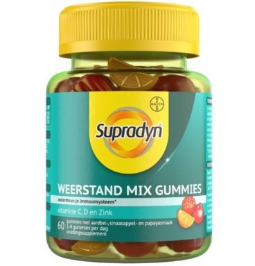 Supradyn Weerstand Mix Gummies 60 stuks