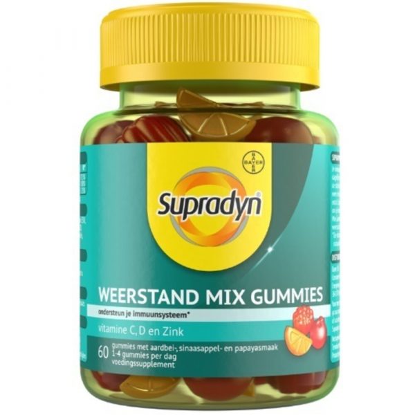 Supradyn Weerstand Mix Gummies 60 stuks