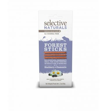 4x Supreme Selective Naturals Snack Forest Sticks 60 gr