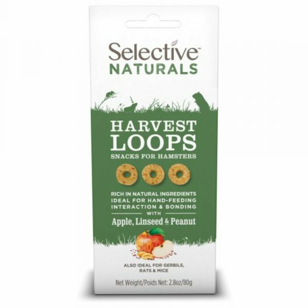 4x Supreme Selective Naturals Snack Harvest Loops 80 gr