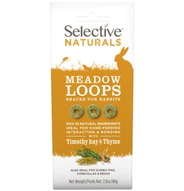 4x Supreme Selective Naturals Snack Meadow Loops 80 gr