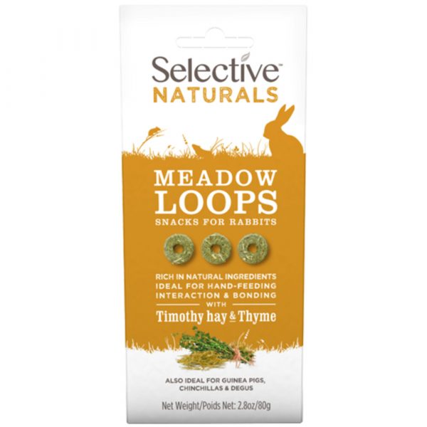 4x Supreme Selective Naturals Snack Meadow Loops 80 gr