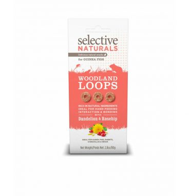 4x Supreme Selective Naturals Snack Woodland Loops 80 gr