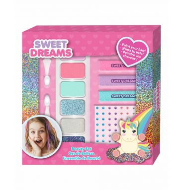 Sweet Dreams Unicorn Make up En Haarverf Set