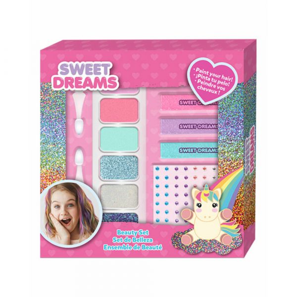 Sweet Dreams Unicorn Make up En Haarverf Set