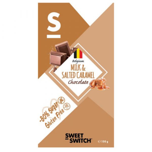 3x Sweet-Switch Chocolade Zeezout Caramel 100 gr