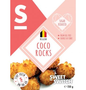 3x Sweet-Switch Koek Rocks Coco 150 gr