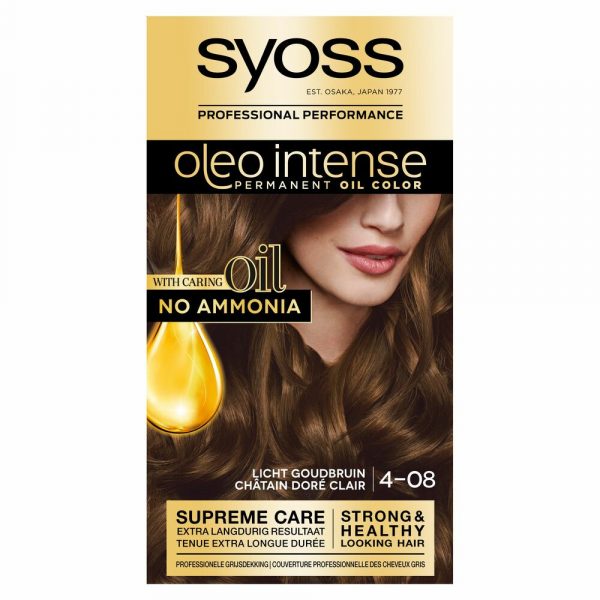 Syoss Color Oleo Intense 4-08 Licht Goudbruin