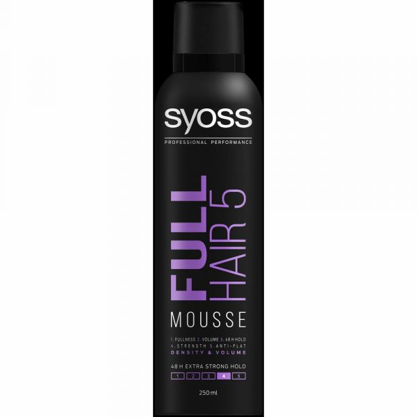 6x Syoss Full Hair 5 Mousse 250 ml