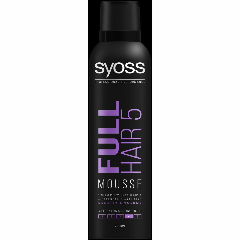 6x Syoss Full Hair 5 Mousse 250 ml