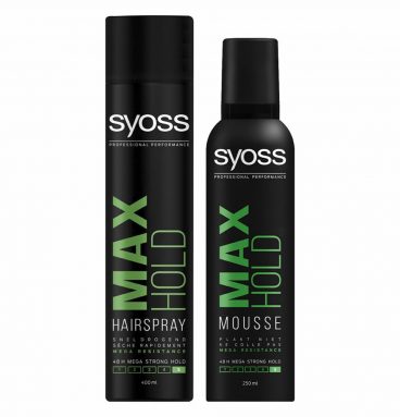 Syoss Max Hold Hairstyling Pakket