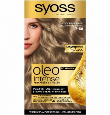 Syoss Oleo Intense 7-58 Cool Beige Blond Haarverf