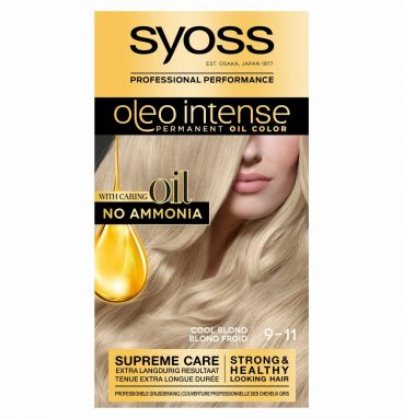 3x Syoss Oleo Intense 9-11 Cool Blond Haarverf