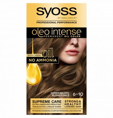 3x Syoss Oleo Intense Haarverf 6-10 Donkerblond