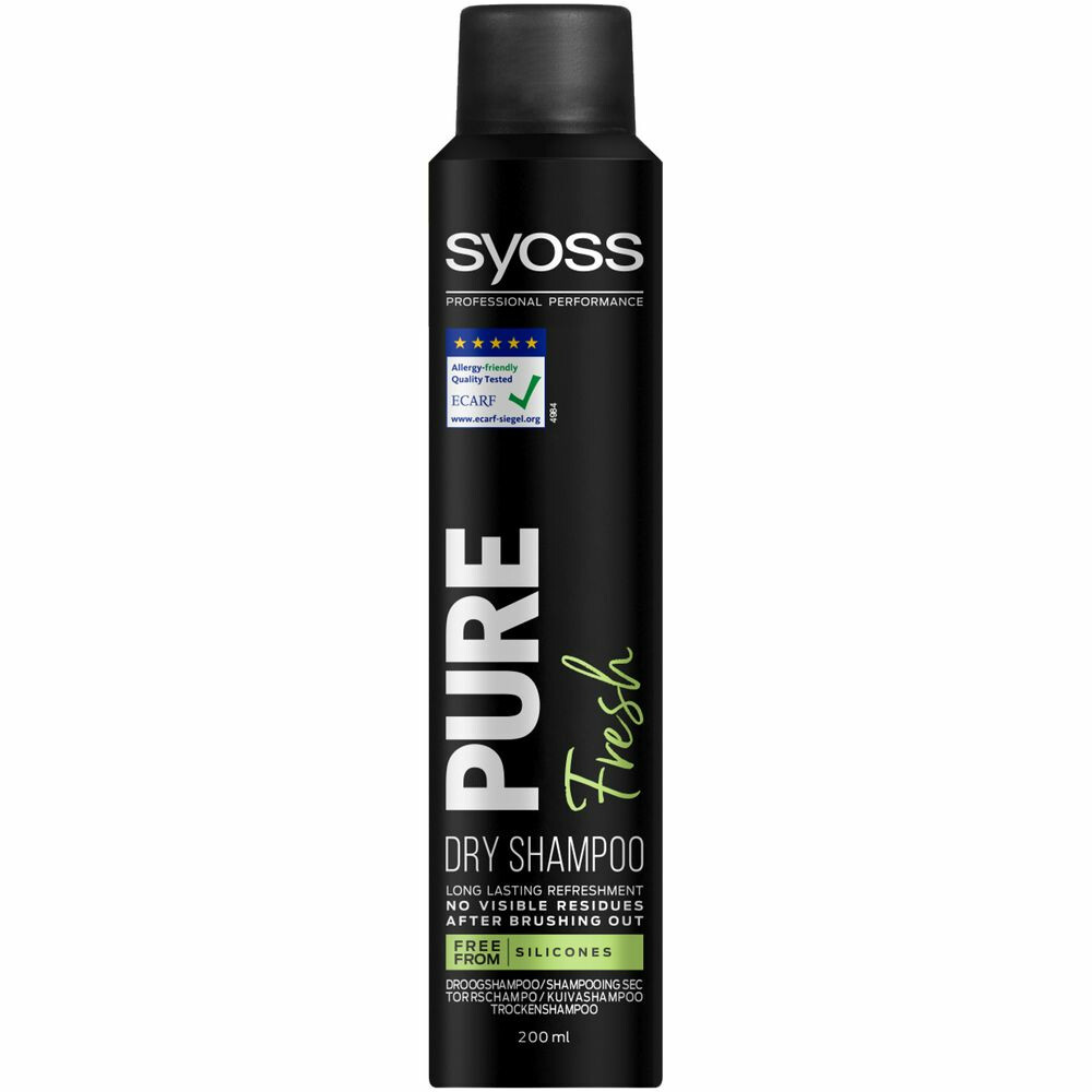 3x Syoss Pure Fresh Droogshampoo 200 ml