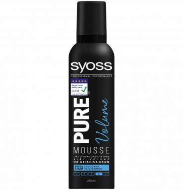 Syoss Pure Volume Mousse 250 ml