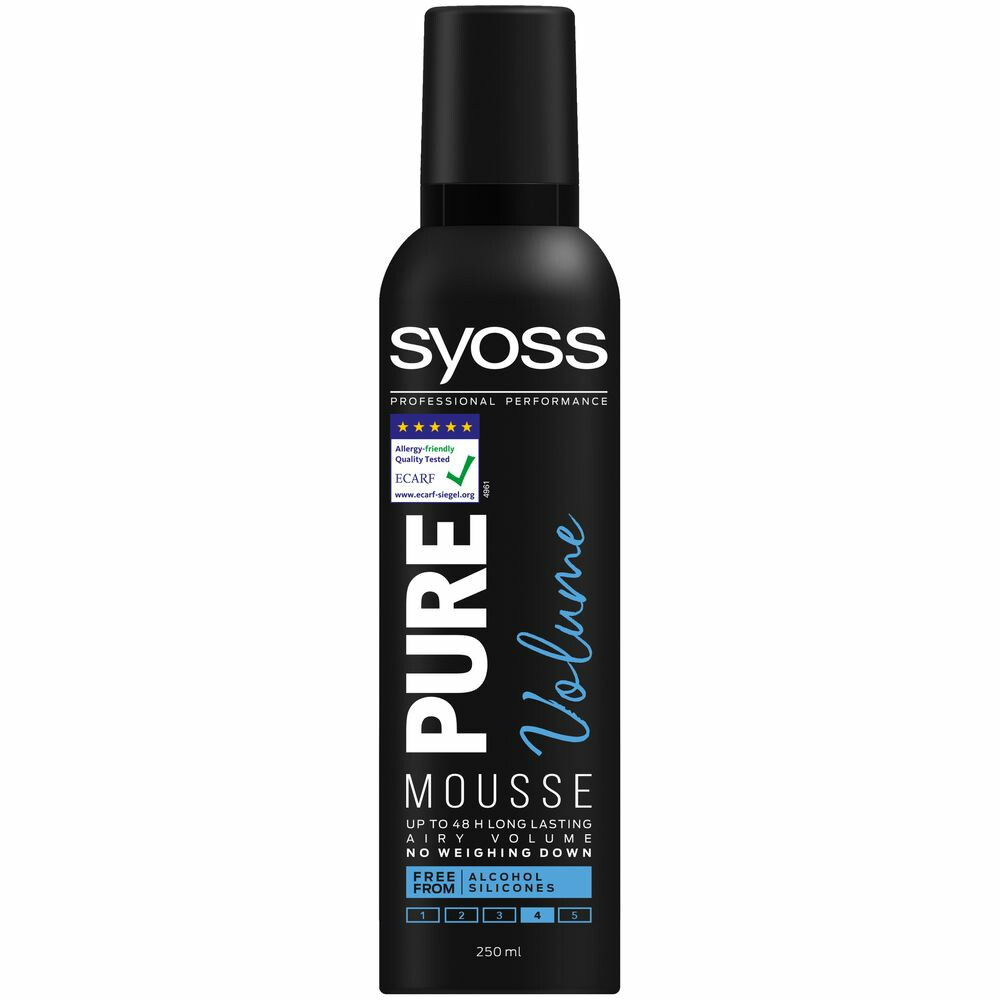 Syoss Pure Volume Mousse 250 ml