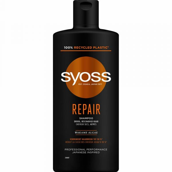 6x Syoss Repair Therapy Shampoo 440 ml