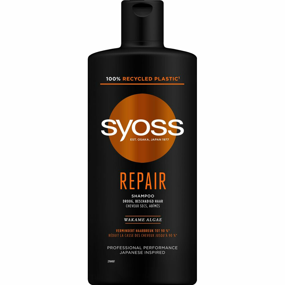 6x Syoss Repair Therapy Shampoo 440 ml