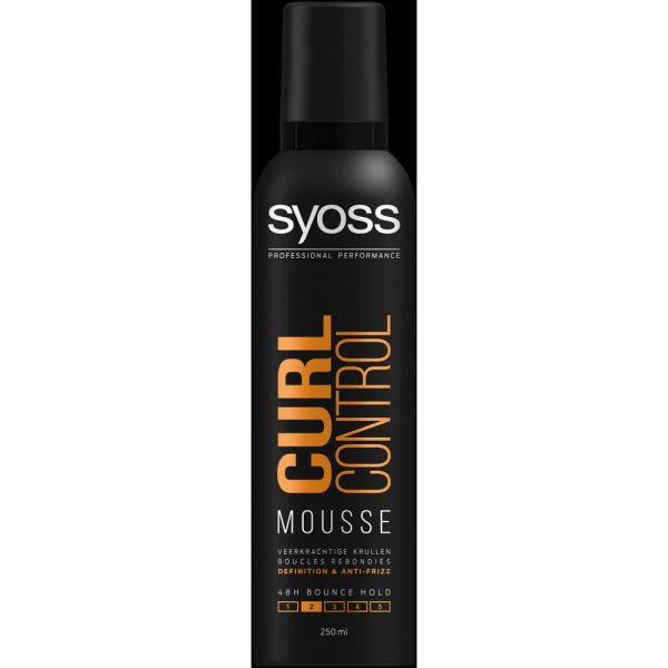 6x Syoss Super Curl Control Mousse 250 ml