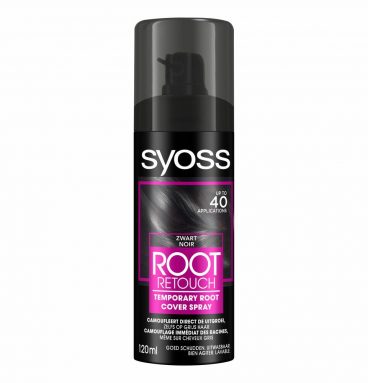 3x Syoss Uitgroeispray Zwart