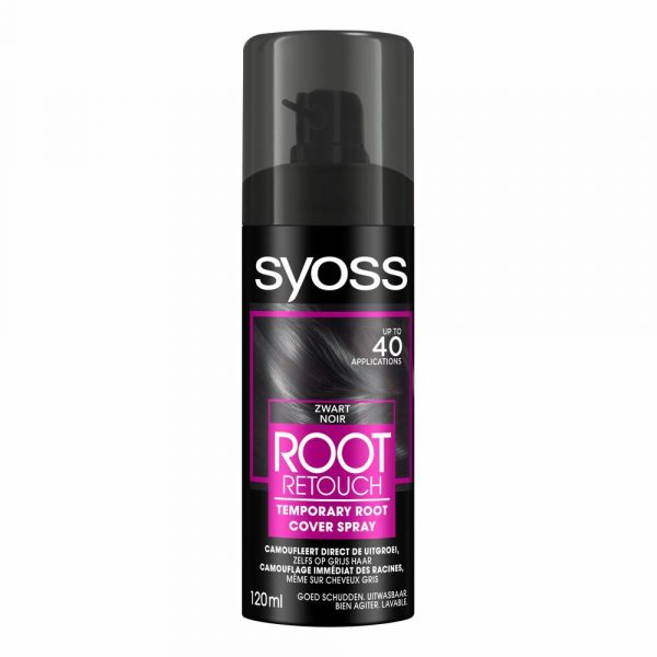 3x Syoss Uitgroeispray Zwart