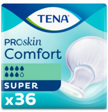 2x TENA Comfort ProSkin Super 36 stuks