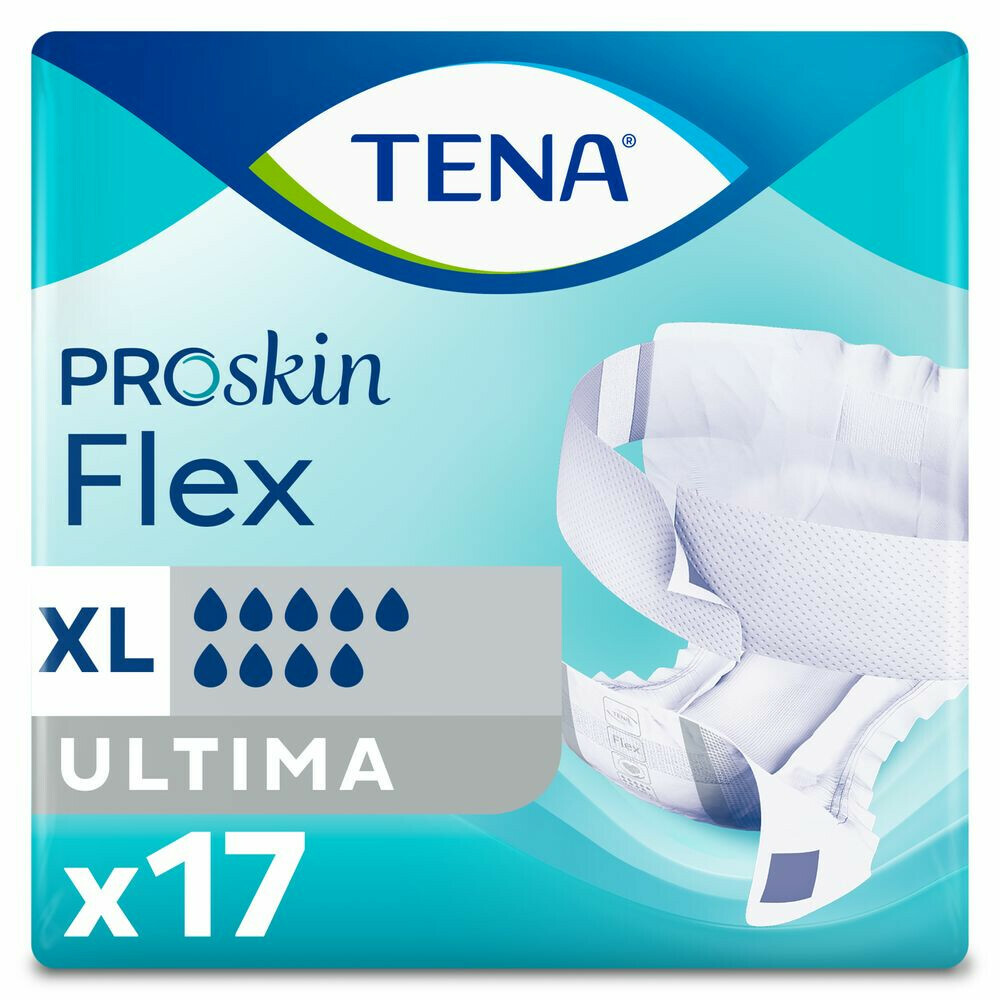 3x TENA Flex Proskin Ultima Extra Large 17 stuks