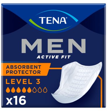 3x TENA Men Active Fit Level 3 16 stuks