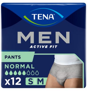 3x TENA Men Active Fit Normal Small/Medium 12