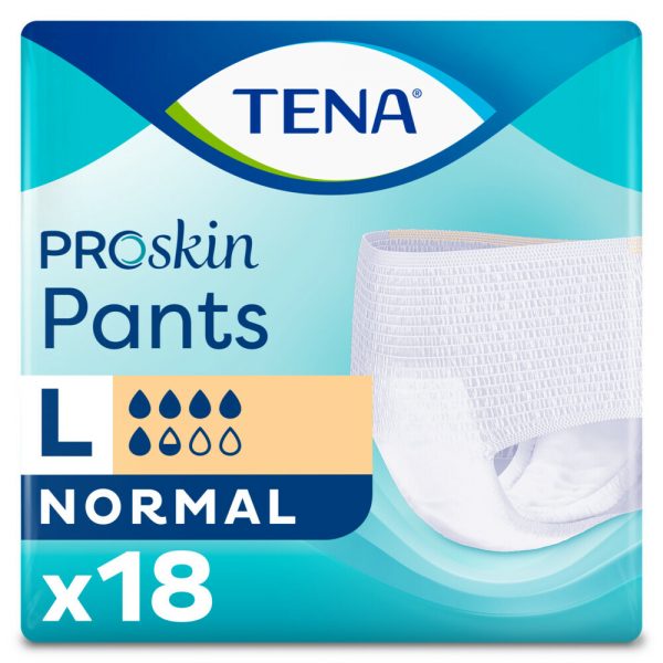 4x TENA Pants Normal Proskin Large 18 stuks