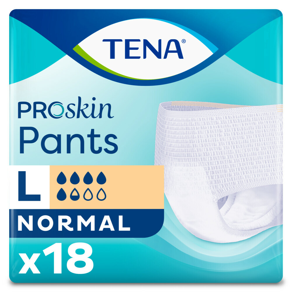 4x TENA Pants Normal Proskin Large 18 stuks