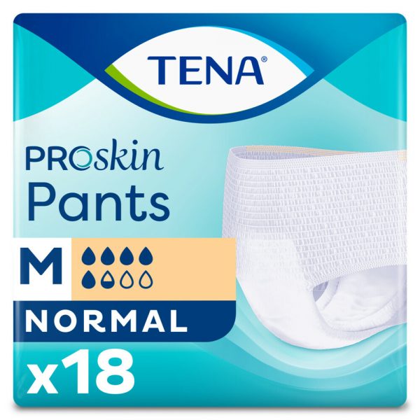 4x TENA Pants Normal Proskin Medium 18 stuks