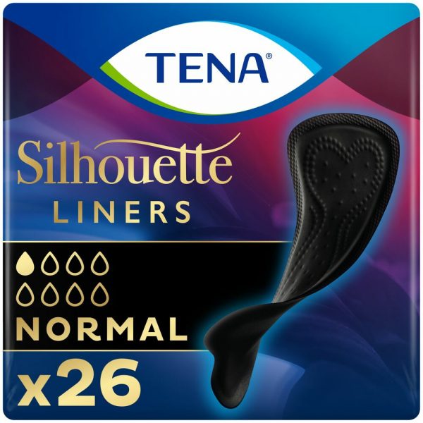 10x TENA Silhouette Noir Normal 26 stuks