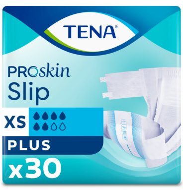 3x TENA Slip Plus XS ProSkin 30 stuks