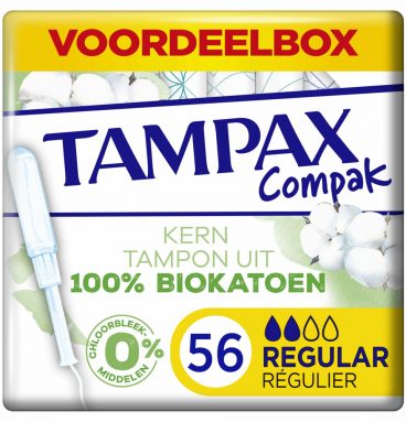 Tampax Tampons Cotton Protection Regular 56 stuks