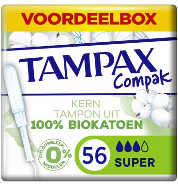 Tampax Tampons Cotton Protection Super 56 stuks