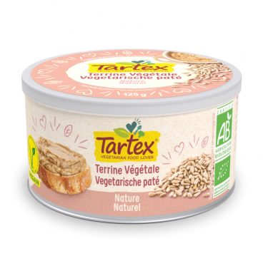 3x Tartex Paté Naturel Bio 125 gr