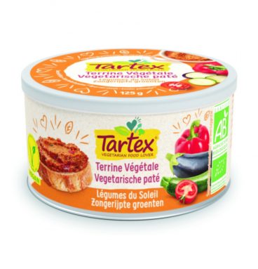 3x Tartex Paté Zongerijpte Groenten 125 gr