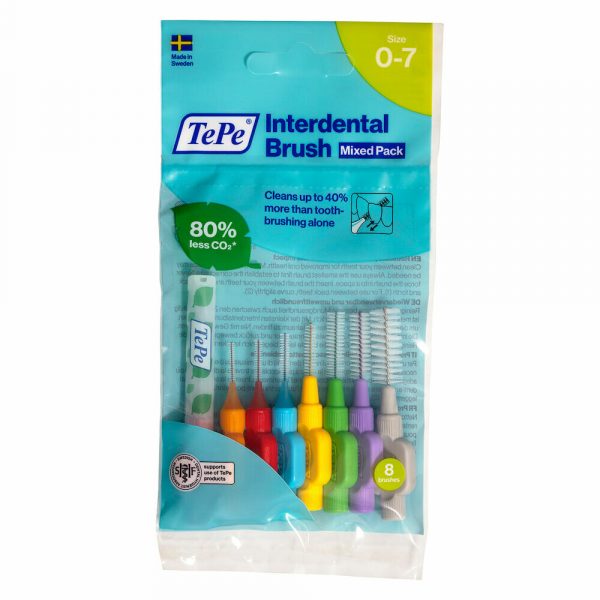 6x TePe Interdentale Ragers Original Gemengd blisterà 8 stuks