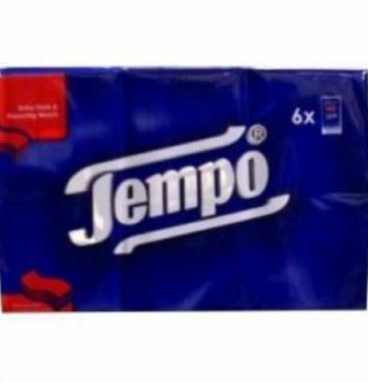 Tempo Regular Zakdoekjes 6 stuks