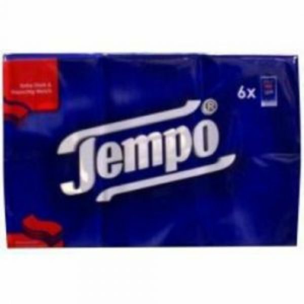 Tempo Regular Zakdoekjes 6 stuks