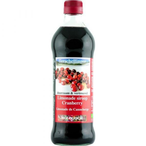 3x Terschellinger Cranberrysiroop Eko 500 ml