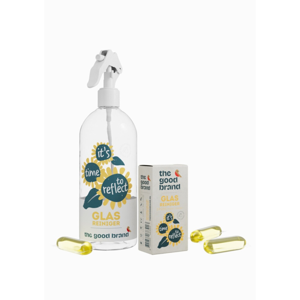 The Good Brand Glasreiniger met Refill Pods 500 ml