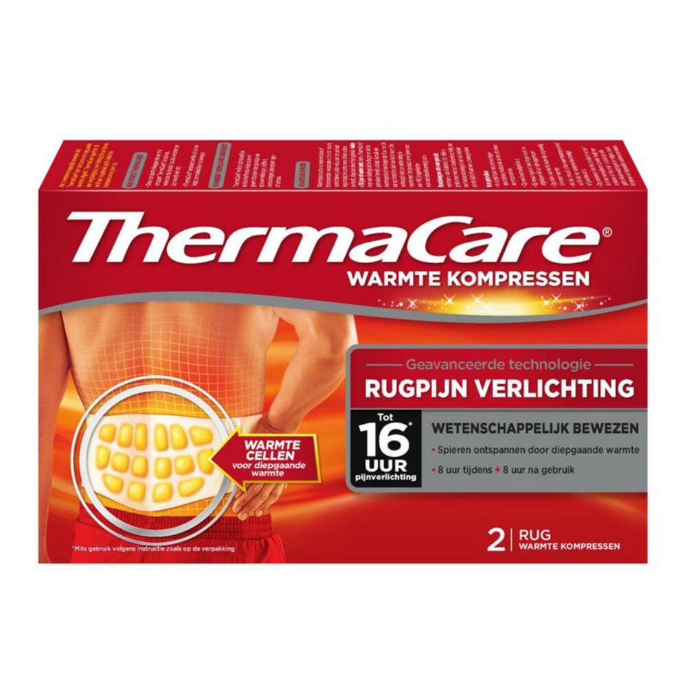 2x Thermacare Rugpijnen 2 stuks