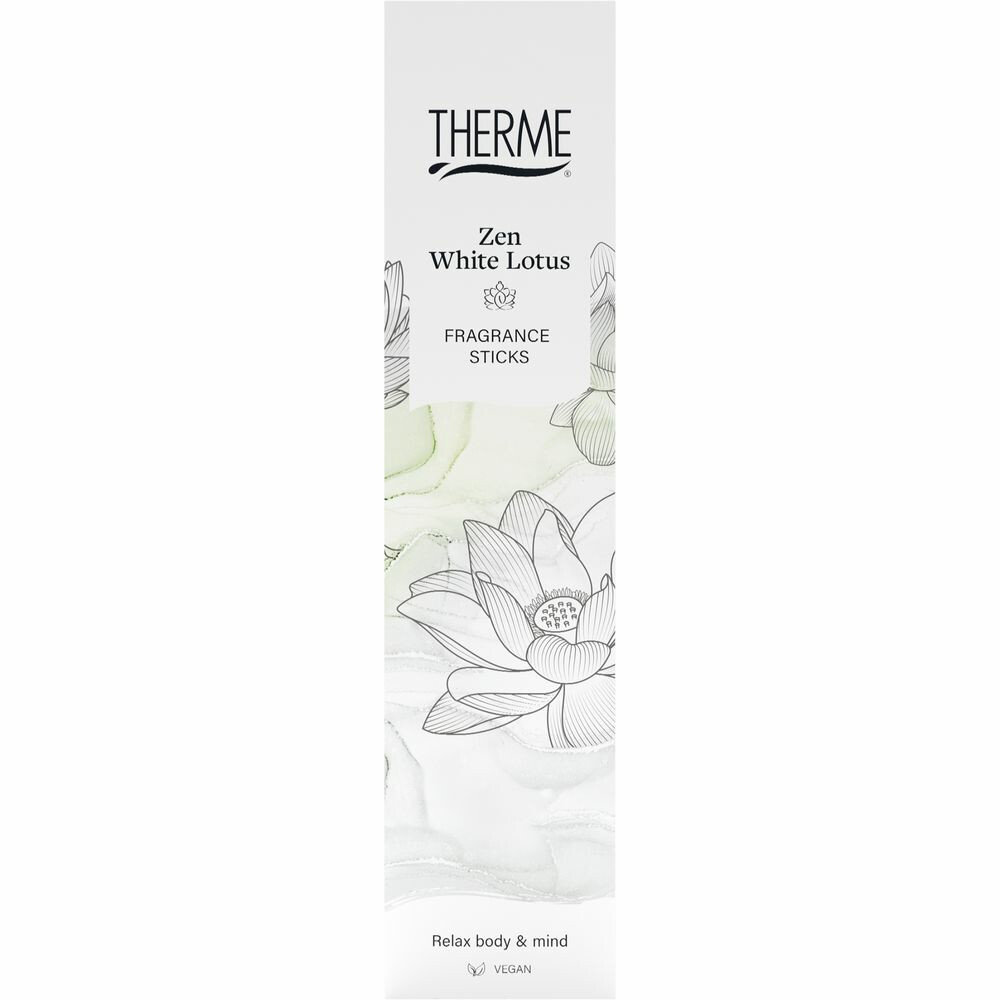 6x Therme Geurstokjes Zen White Lotus 100ml