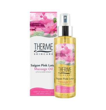 6x Therme Massage Olie Saigon Pink Lotus 125 ml