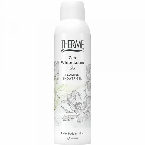 6x Therme Zen White Lotus Foaming Shower Gel 200 ml