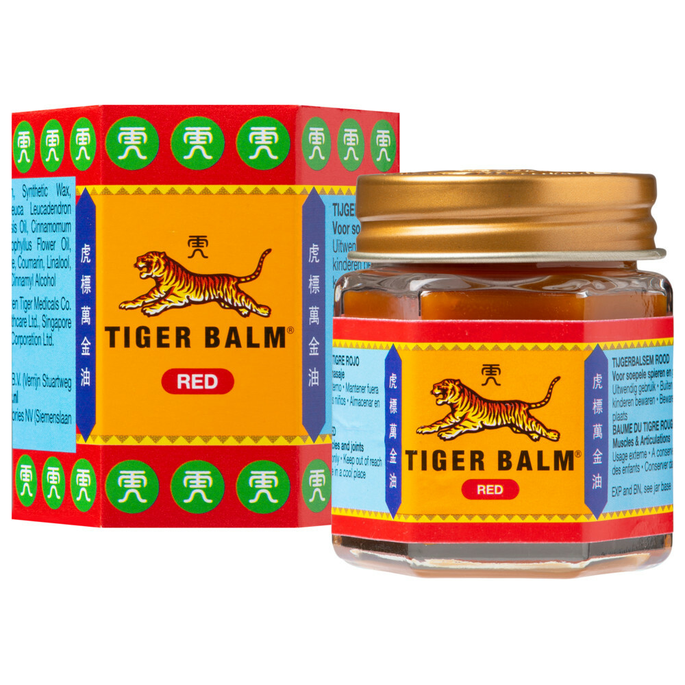 2x Tijgerbalsem Tiger Balm Rood 30 gram